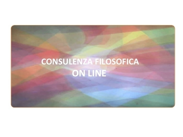 La Consulenza Filosofica online - consulente filosofico